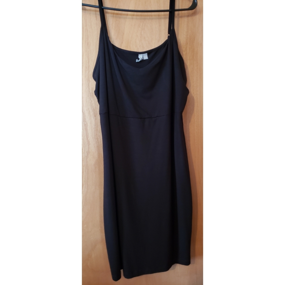 ASOS Curve Size 18 Black Mini Cami Slip Dress